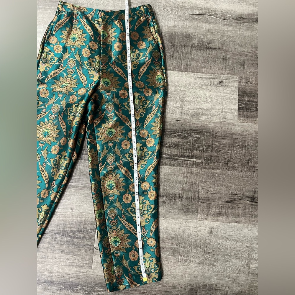 MAEVE BY ANTHROPOLOGIE Melyssa Brocade Jacquard Trousers - Picture 7 of 7